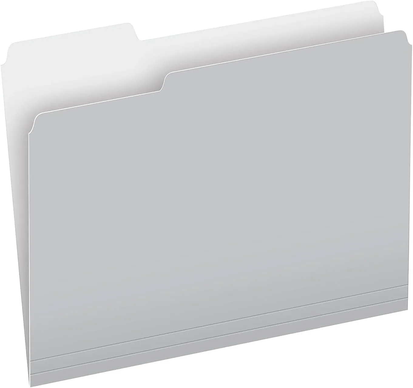 Pendaflex Interior File Folders, 1/3 Cut, Top Tab, Letter Size, Gray, 100 per Box (4210 1/3 GRA)