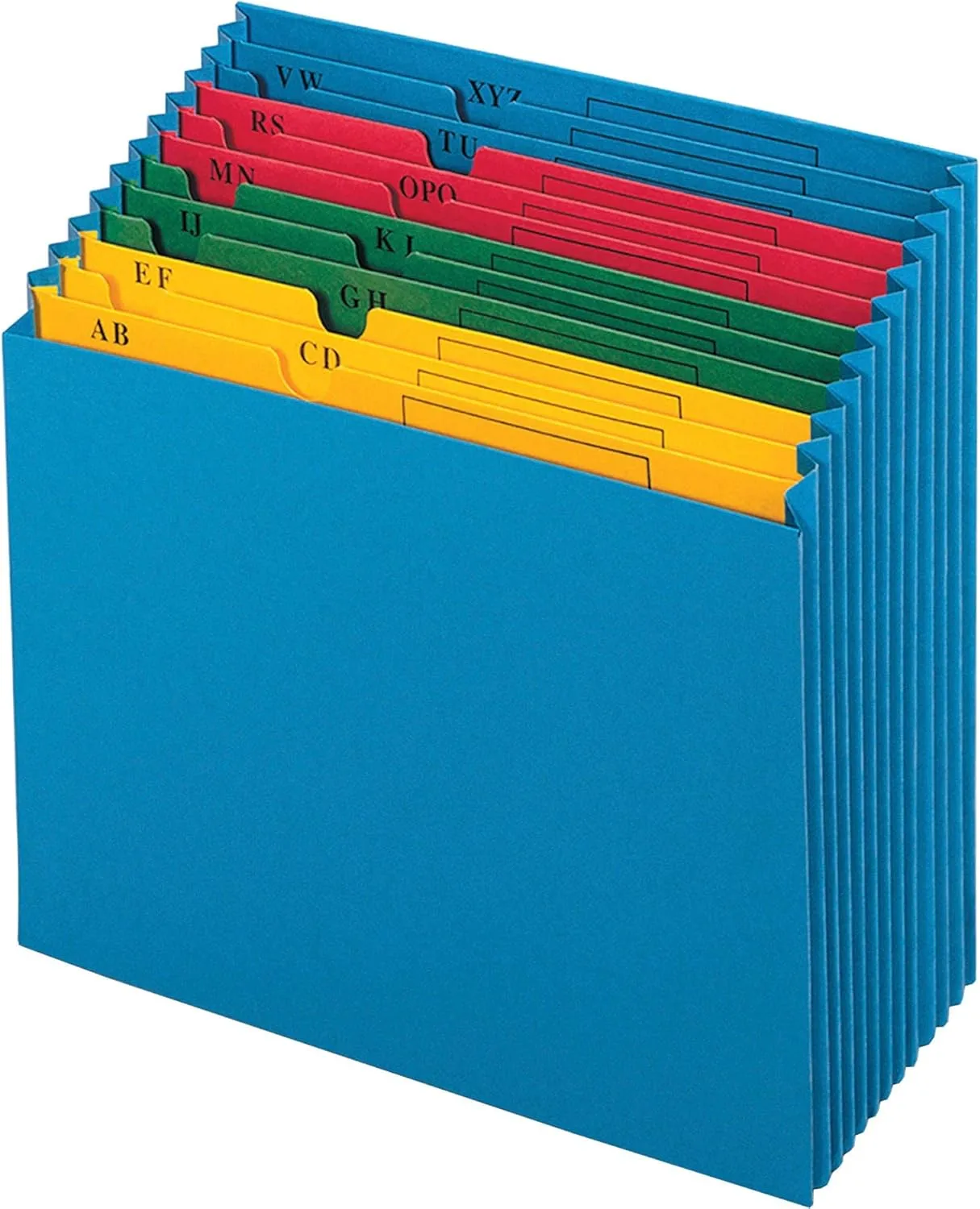 Pendaflex A-Z Expanding Project File, 12 Pockets, Letter Size, Blue