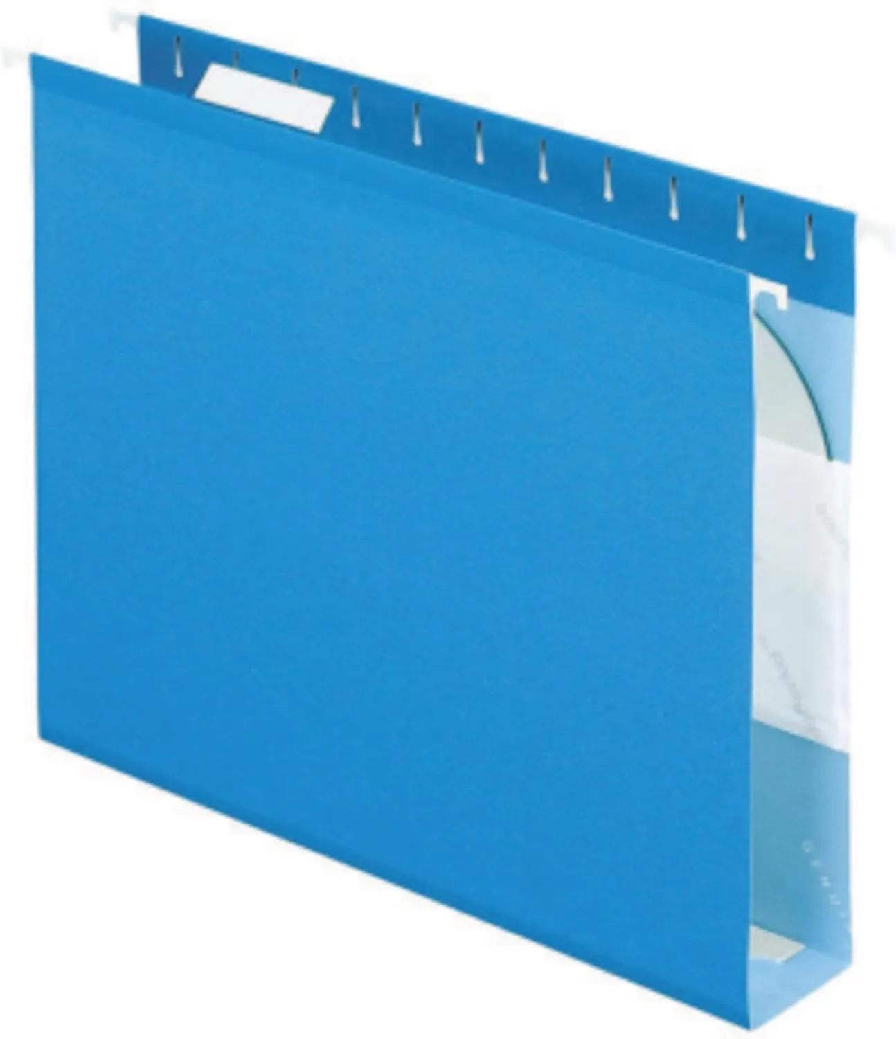 Pendaflex Premium Reinforced Color Extra-Capacity Hanging Folders, Letter Size, Blue, Pack Of 25