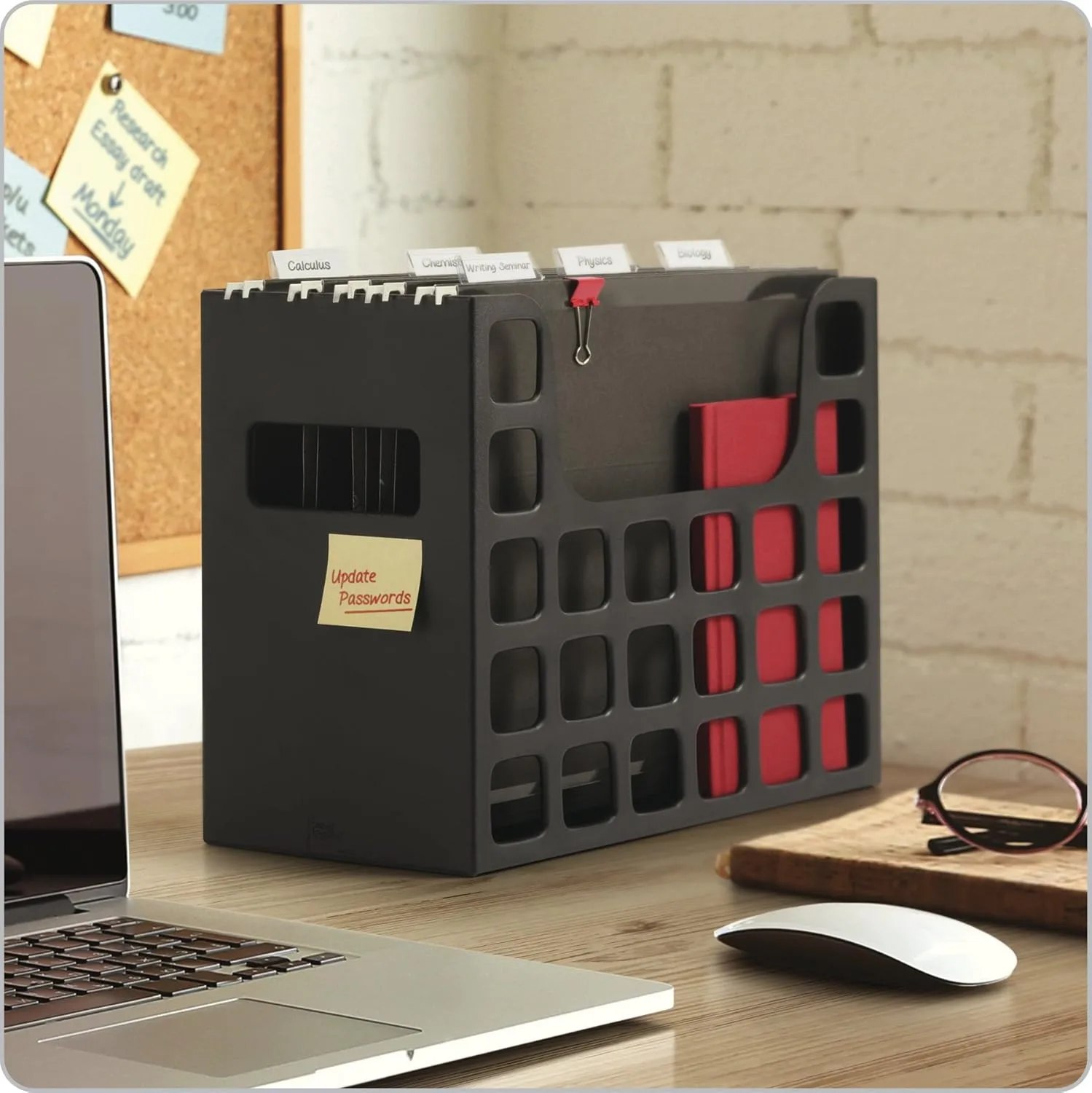 Pendaflex Portable Desktop File, Letter Size, Black (23013)