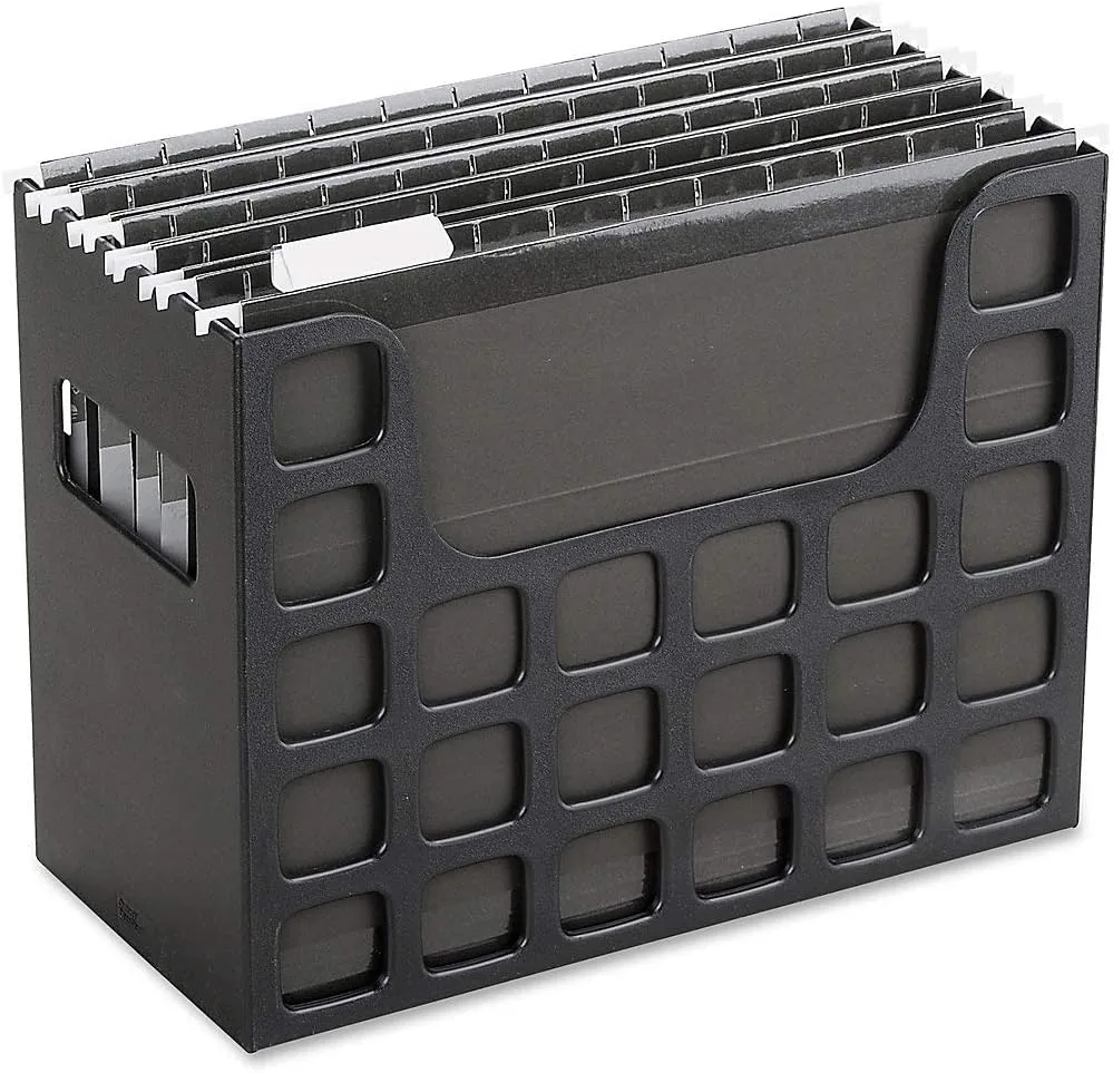 Pendaflex Portable Desktop File, Letter Size, Black (23013)
