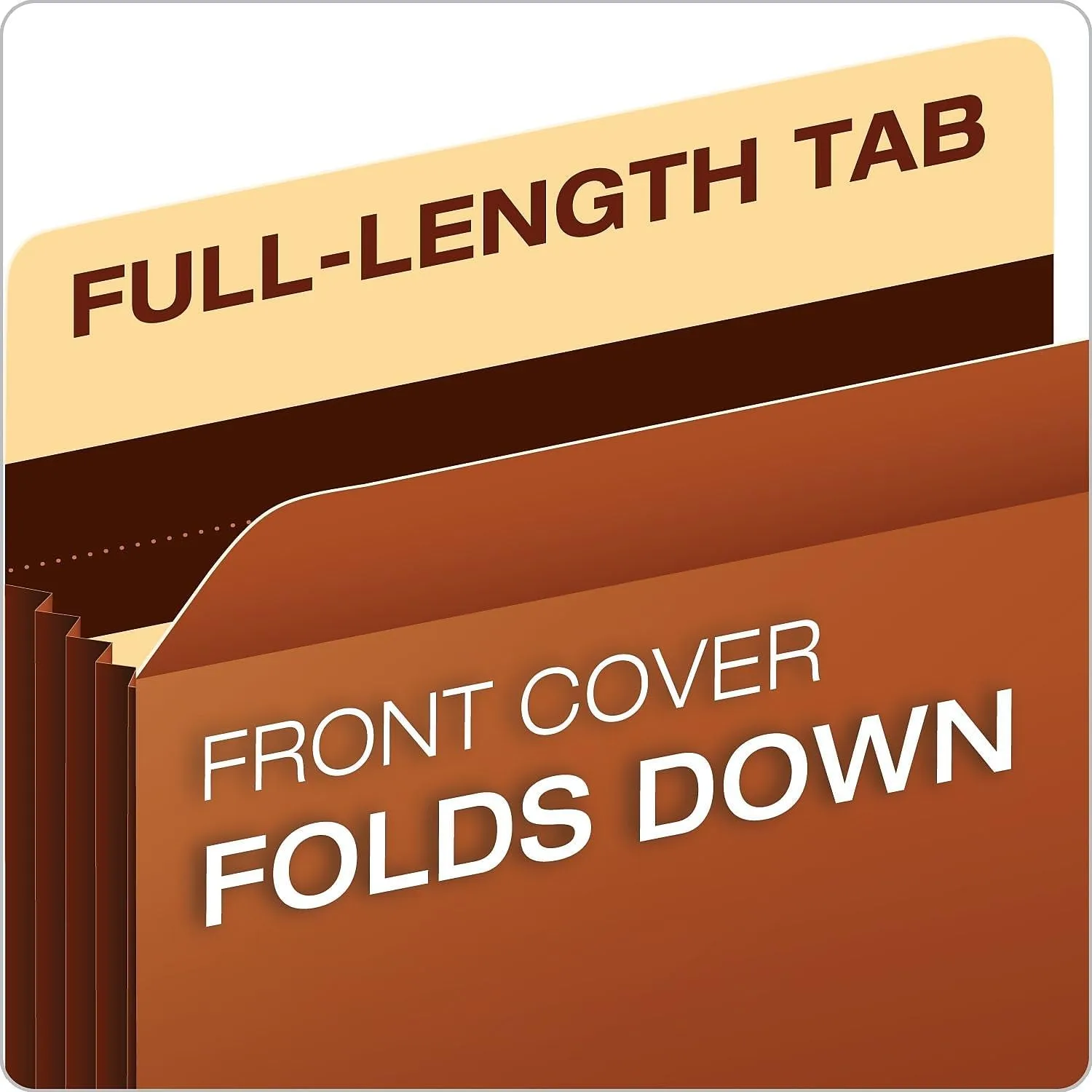 Pendaflex Expanding File Pockets, Brown (PFX15444HD)