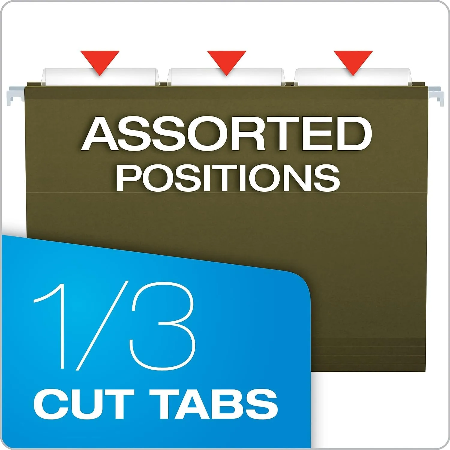 PENDAFLEX Reinforced Hanging File Folders, Letter Size
