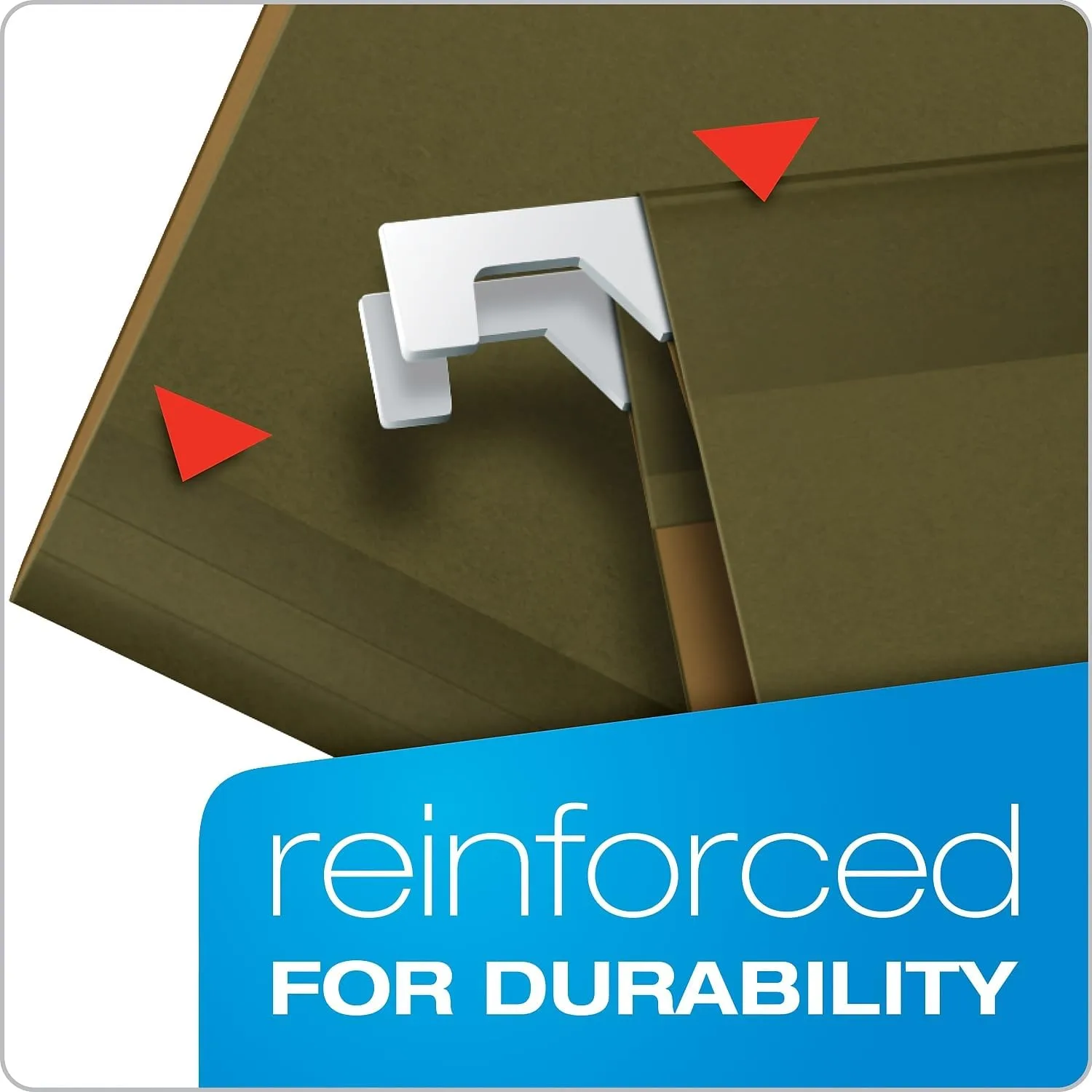 PENDAFLEX Ready-Tab Extra Capacity Reinforced Hanging File Folders
