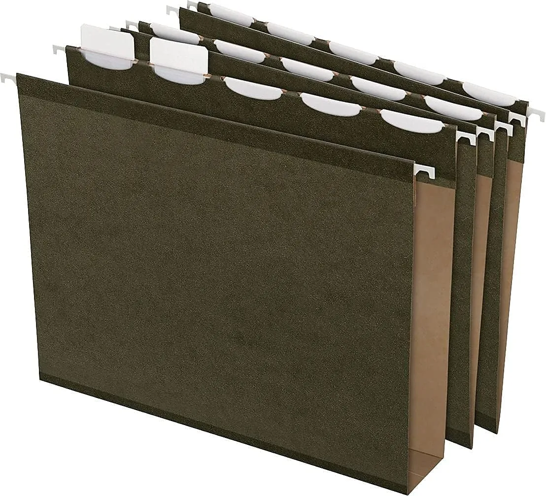 PENDAFLEX Ready-Tab Extra Capacity Reinforced Hanging File Folders