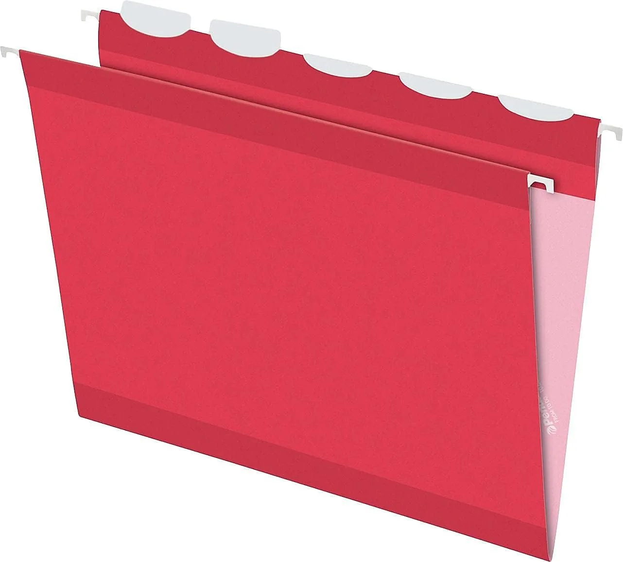 Pendaflex Ready-Tab Reinforced Hanging File Folders, Letter Size, Red, 25/Box