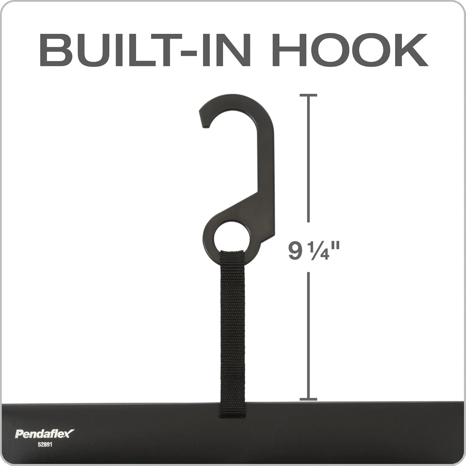 Pendaflex Hanging Organizer All-in-1 Wall File, Letter Size, Black/Assorted 52891