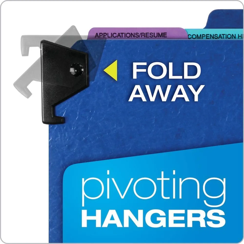 Pendaflex Hanging Employee/Personnel Folders, Letter, 2" Expansion