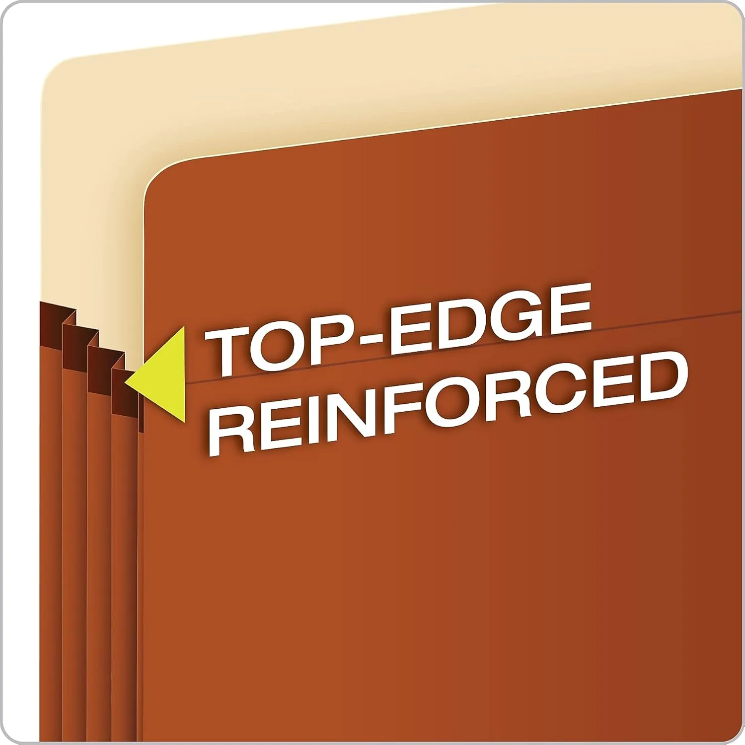 Pendaflex 1526EAM File Pockets, 3-1/2-Inch Exp., Legal, 10/Box, Redrope