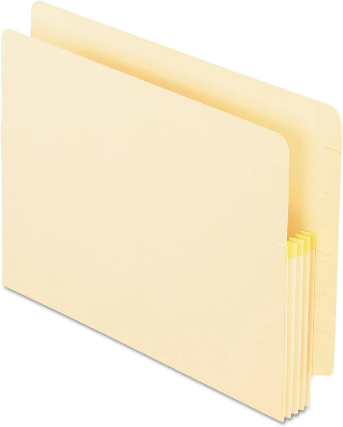 Pendaflex 12812 Manila Drop Front Shelf File Pockets, Straight Cut, Letter, Manila (Box of 25)