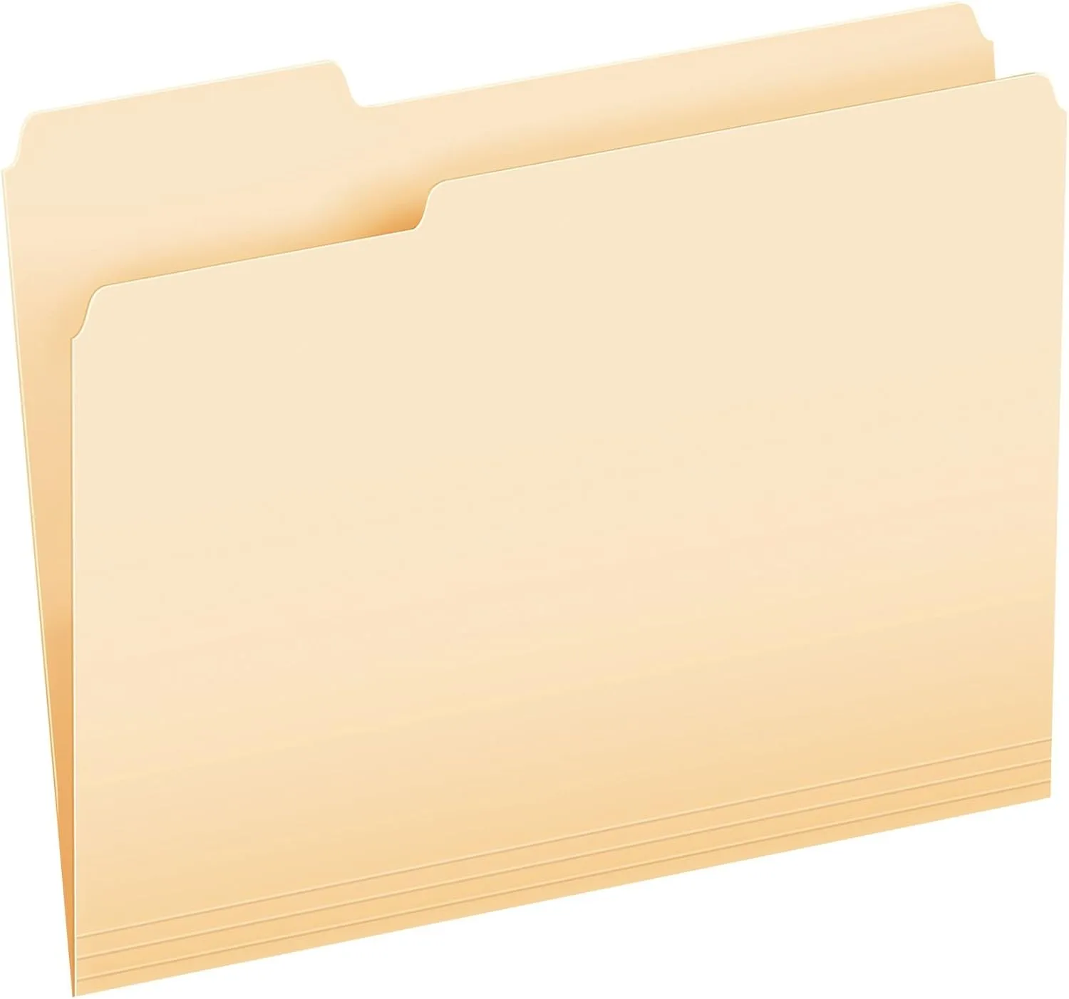 Pendaflex Essentials File Folders, Letter Size, 1/3 Cut, Manila, 100 per Box (752 1/3)