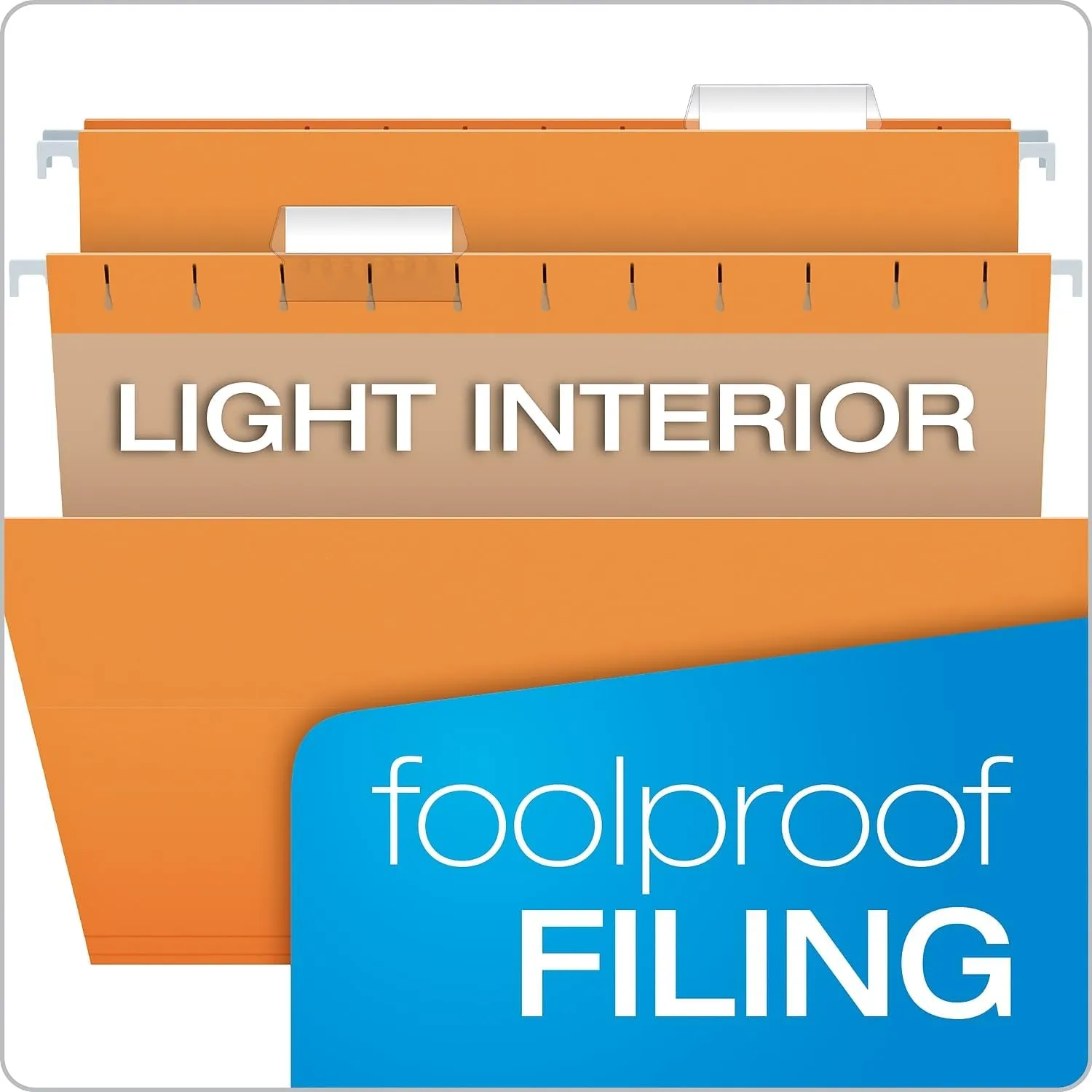 Pendaflex Recycled Hanging Folders, Letter Size, 1/5-Cut Tabs