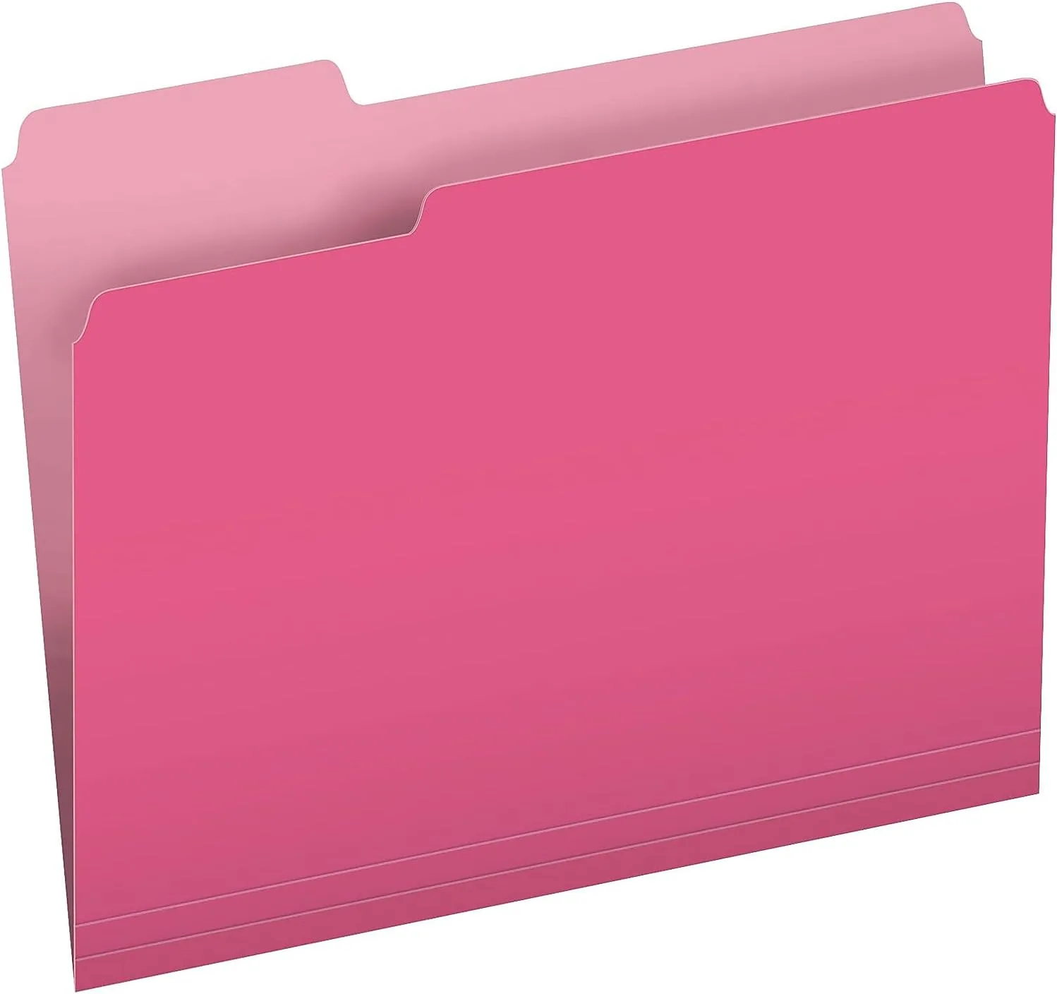 PENDAFLEX Two-Tone Color File Folders, Letter Size, 1/3 Cut, 100 Per box