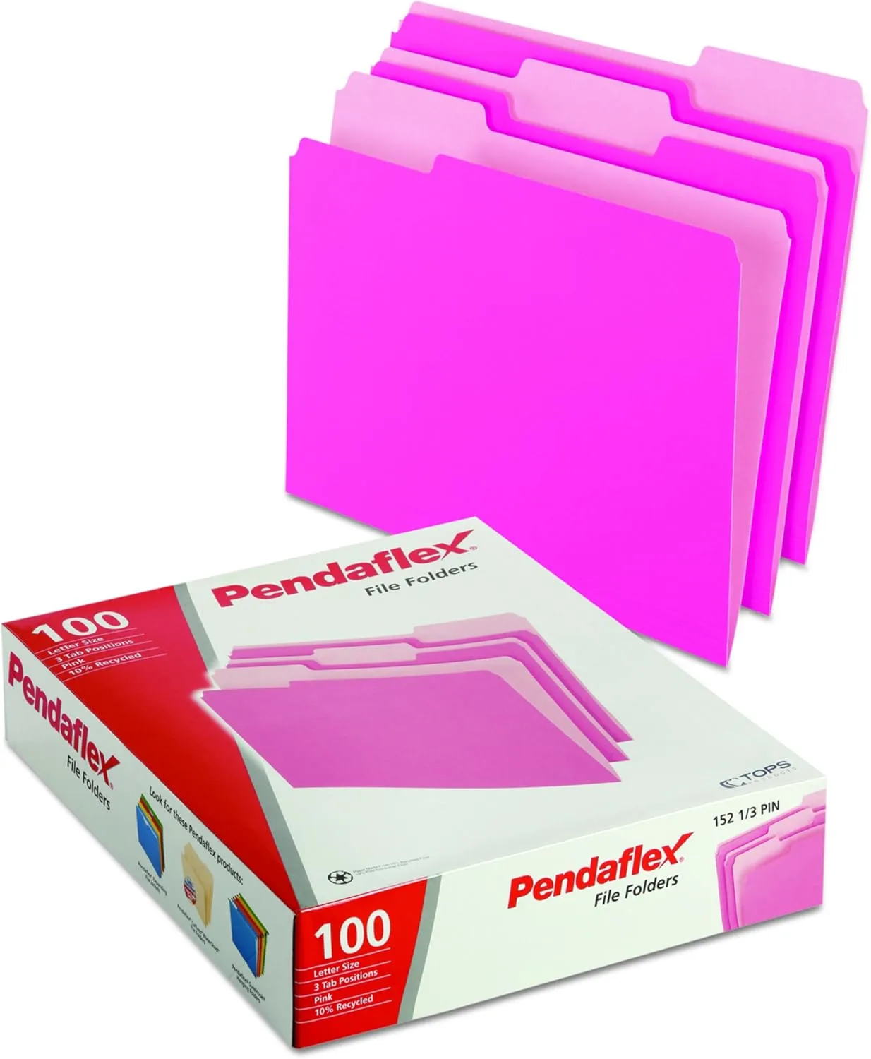 Pendaflex Reinforced Hanging File Folders, Letter Size