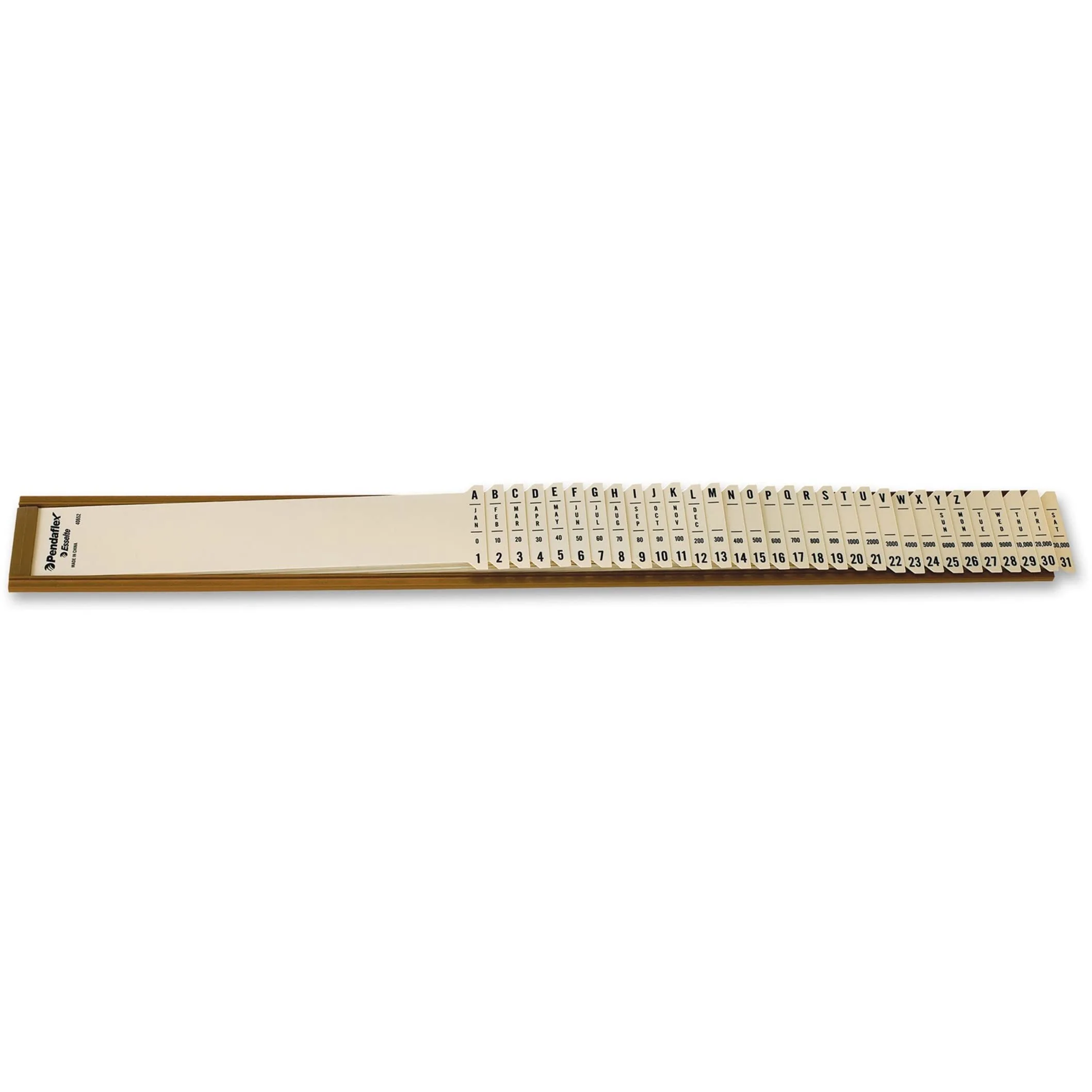 Pendaflex Plastic Sort-All Sorter, 2-1/2" x 23-1/4", Each (40652), Grey, 2.5"x23.3"