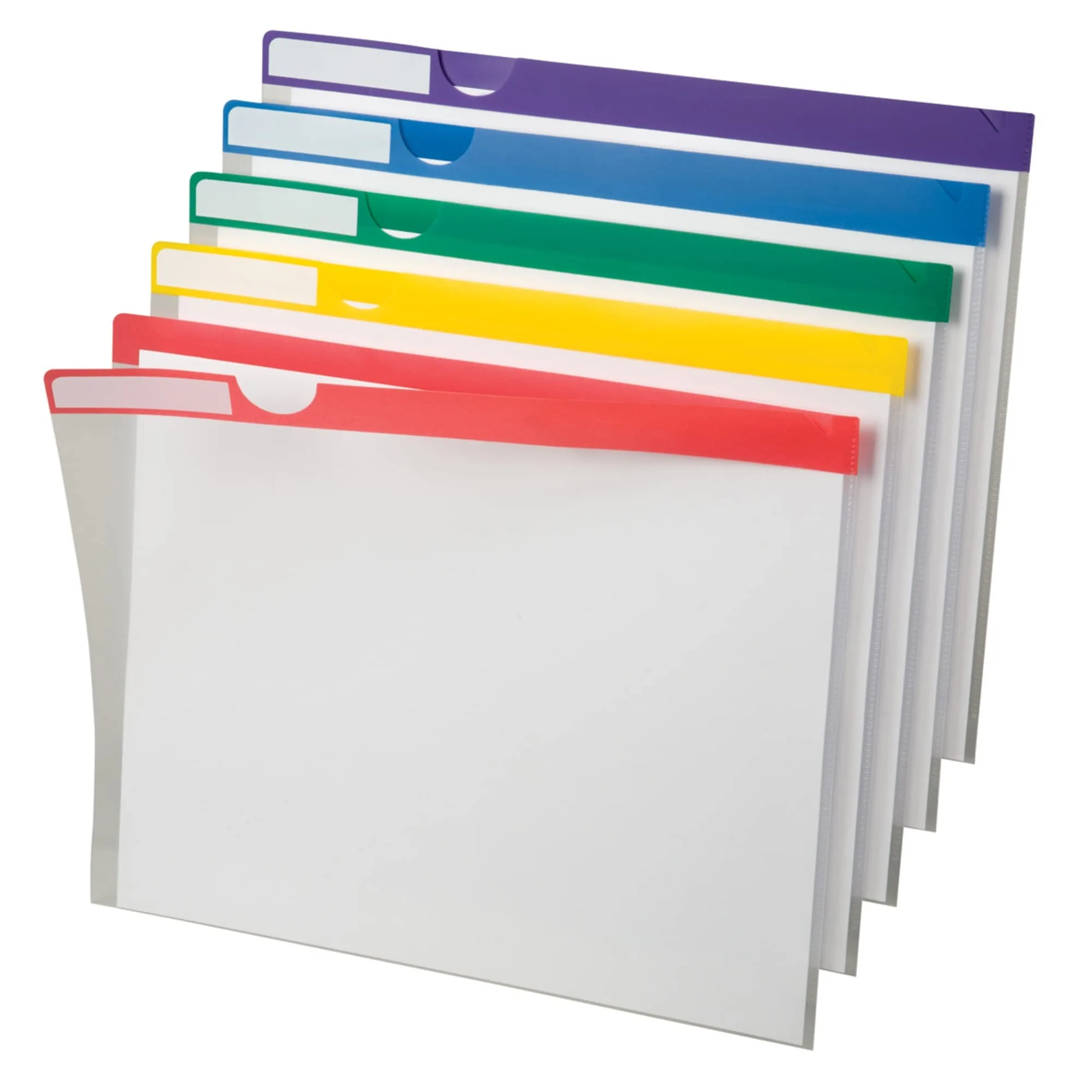 Pendaflex Poly Index Folders, 10 Pack, Letter, Assorted (50981EE) Letter size