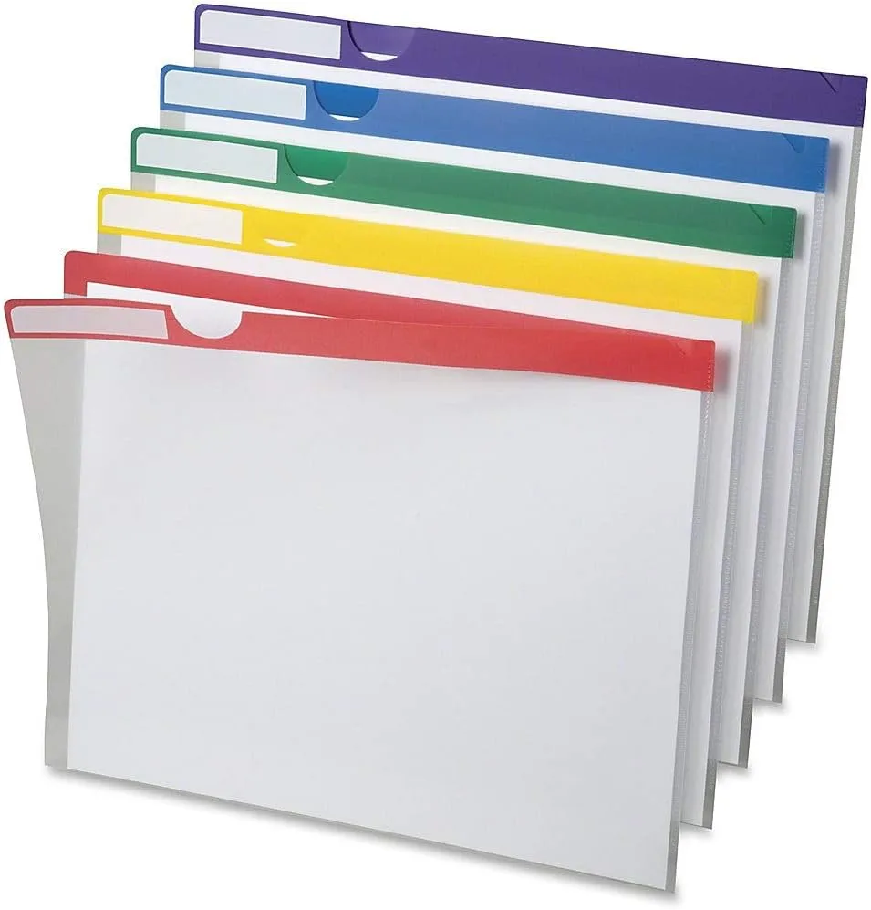 Pendaflex Poly Index Folders, 10 Pack, Letter, Assorted (50981EE) Letter size