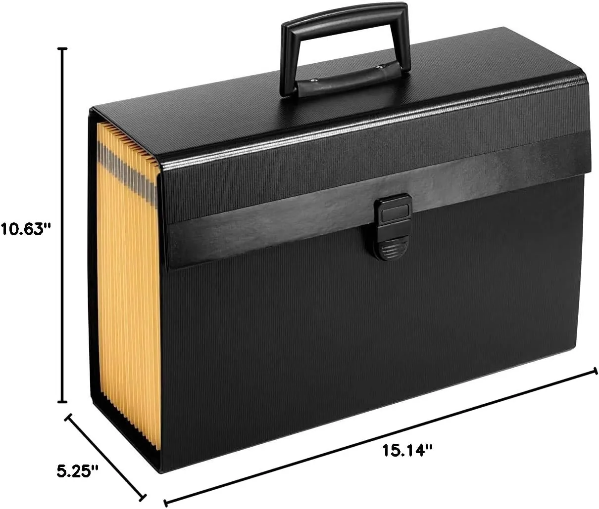 Pendaflex Portafile Expanding Organizer, 15 1/8"x 10 5/8", Black (01156)