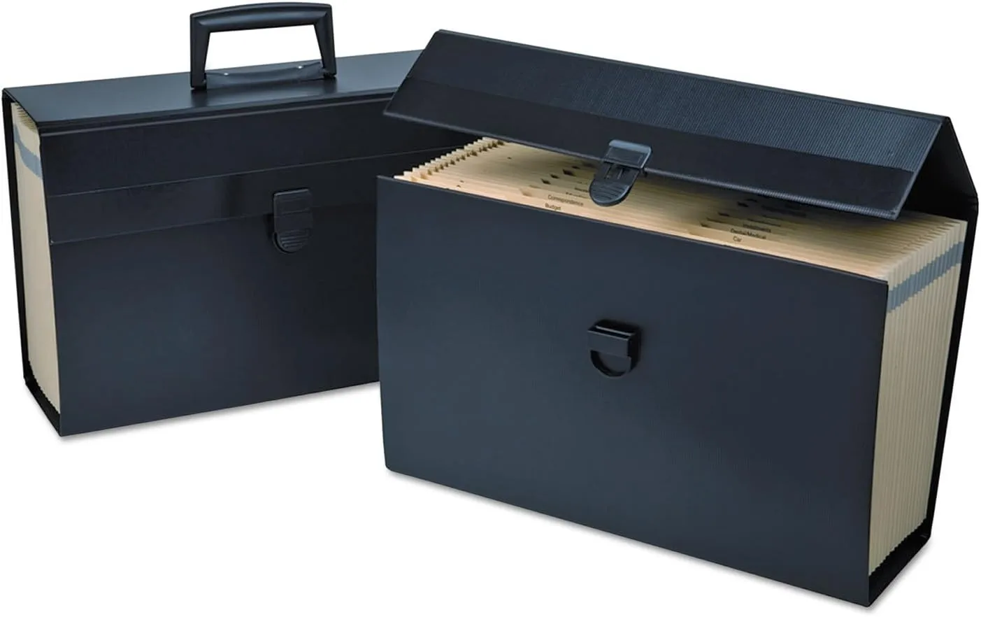 Pendaflex Portafile Expanding Organizer, 15 1/8"x 10 5/8", Black (01156)