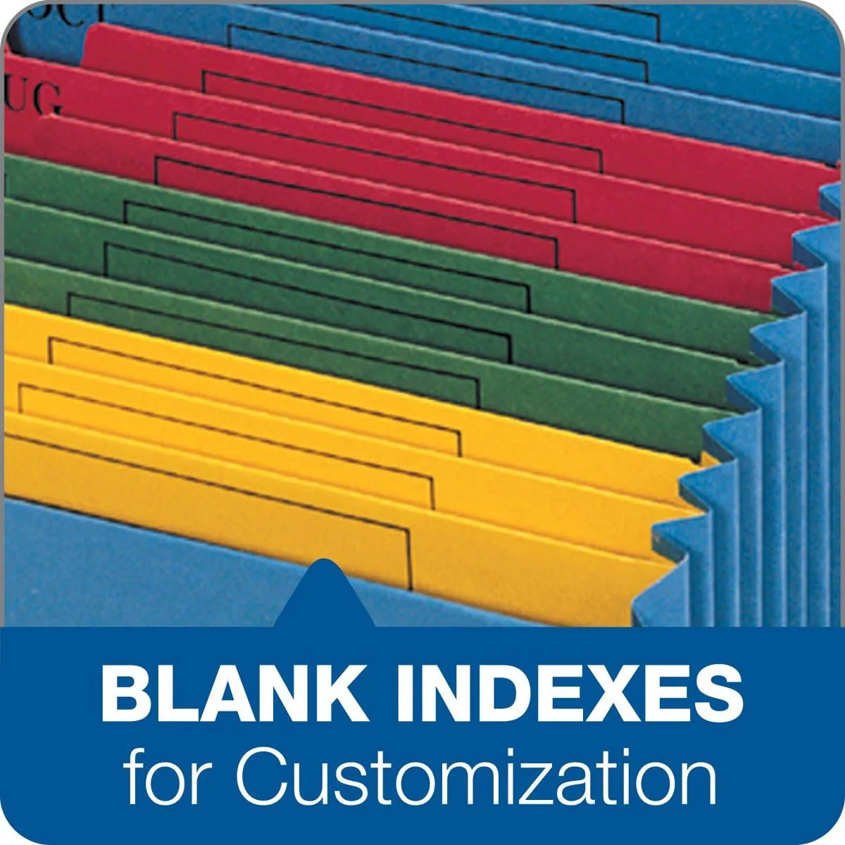 Pendaflex QuickVue Project File, Monthly Index, Letter Size, Blue (20135)