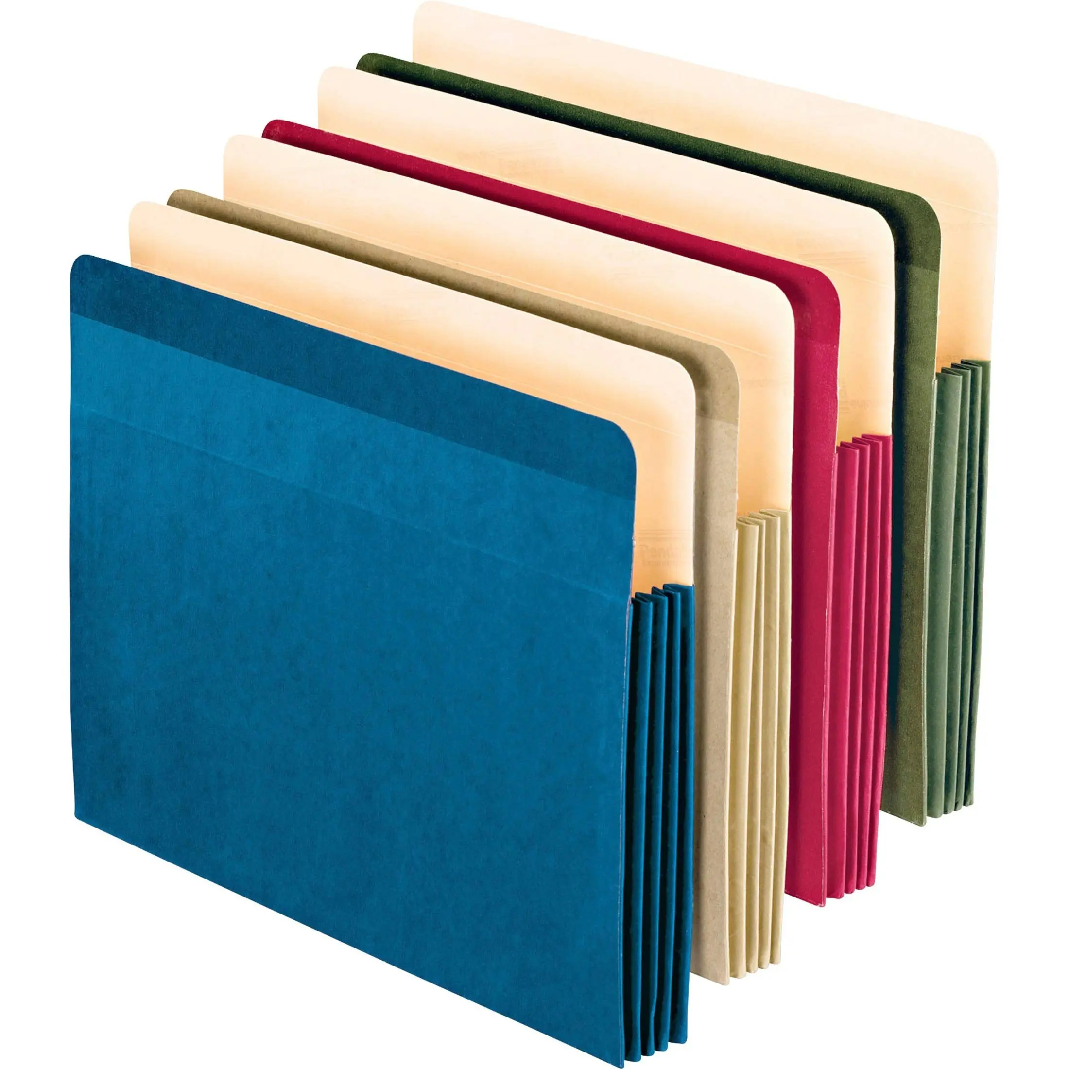 Pendaflex Recycled Colored File Pocket, Letter Size, Assorted, 4 per Pack (90164)