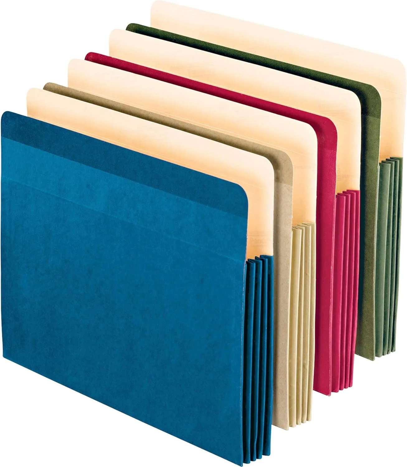 Pendaflex Recycled Colored File Pocket, Letter Size, Assorted, 4 per Pack (90164)