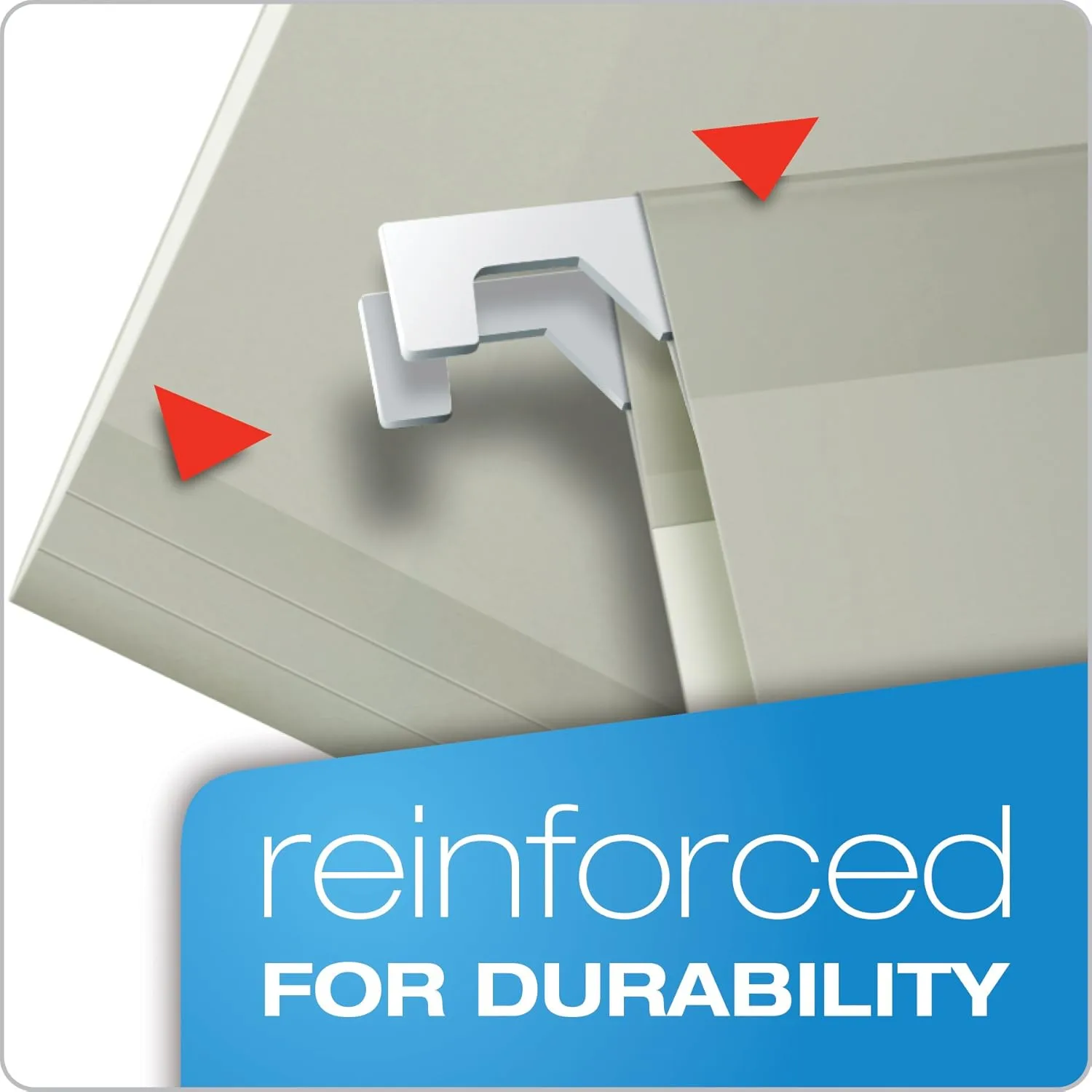 Pendaflex Reinforced Hanging File Folders, Letter Size