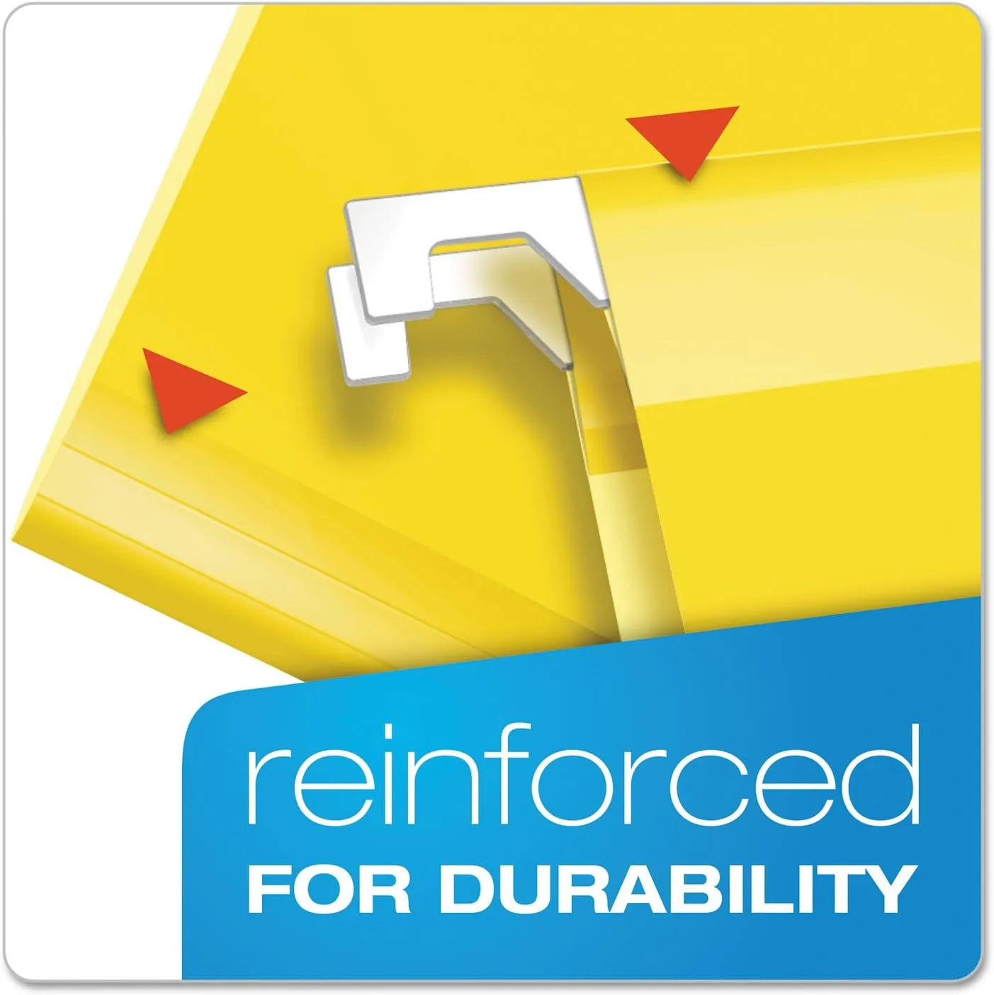 Pendaflex Reinforced Hanging File Folders, Letter Size