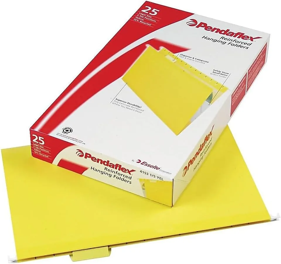 Pendaflex Reinforced Hanging File Folders
