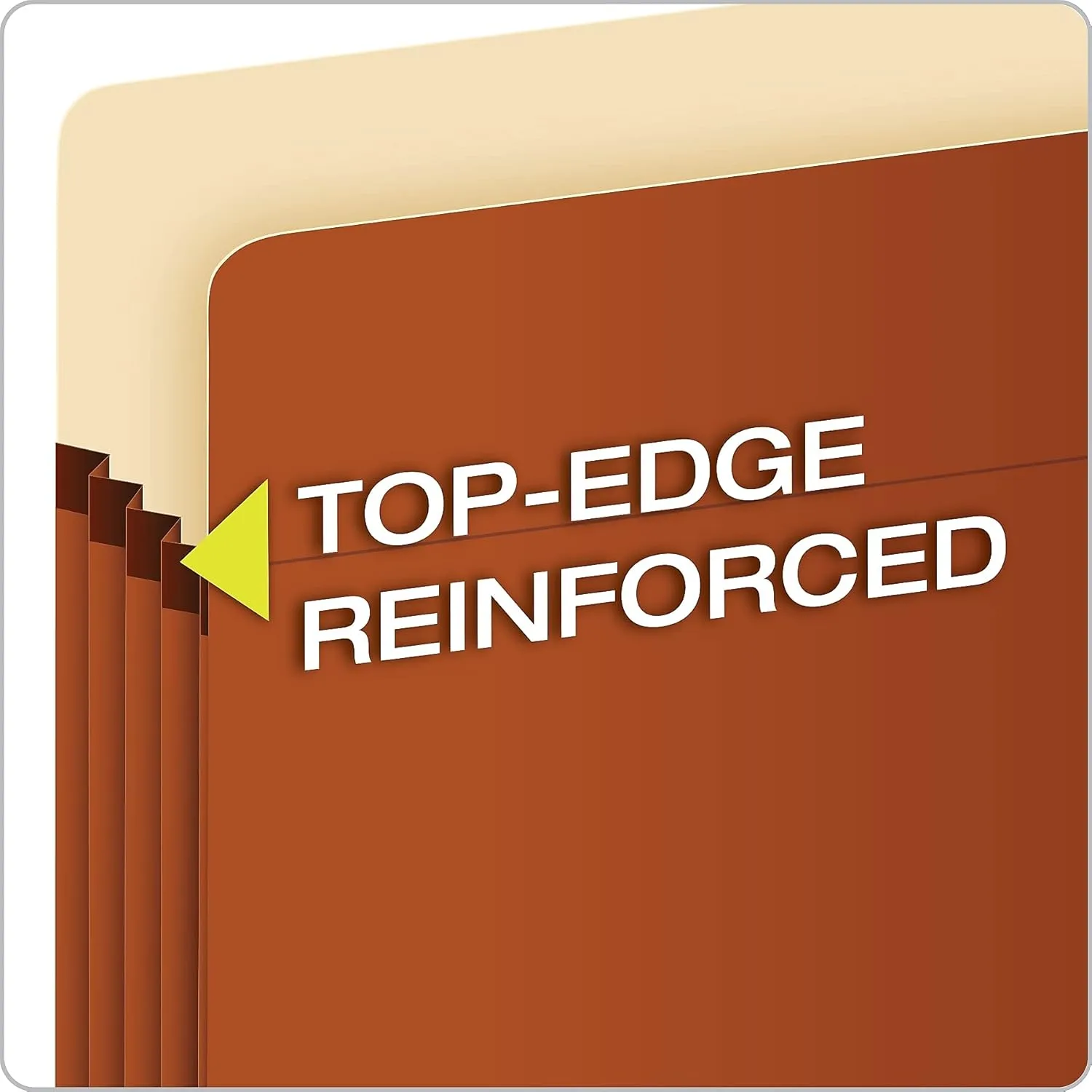Pendaflex Smart Shield File Pockets, Letter Size, Redrope, 3 1/2in Expansion