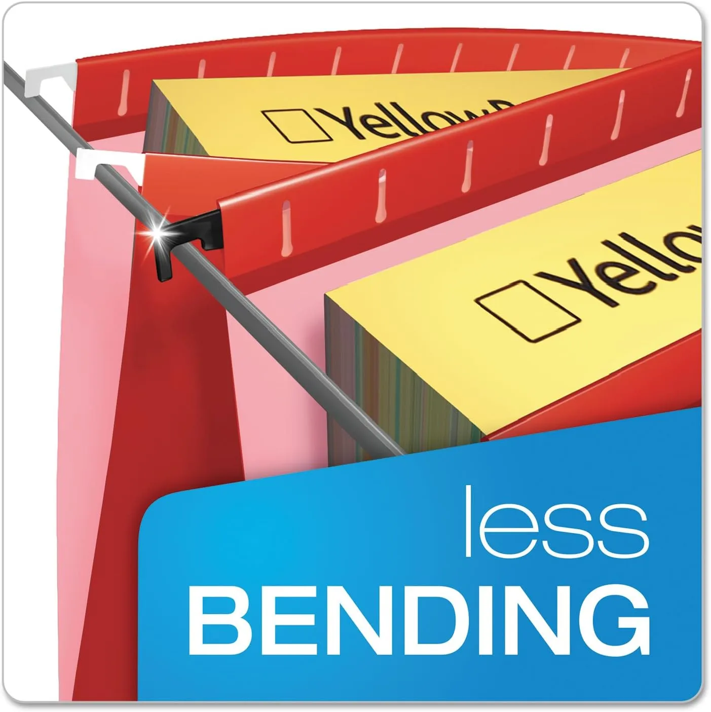 Pendaflex SureHook Extra Capacity Hanging Folders, Letter, Assorted, 20/Box