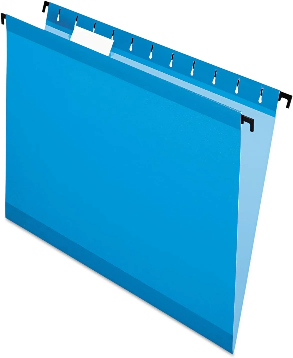Pendaflex SureHook Reinforced Hanging Folders, Letter Size, 1/5-Cut Tabs, Blue - 20/Box