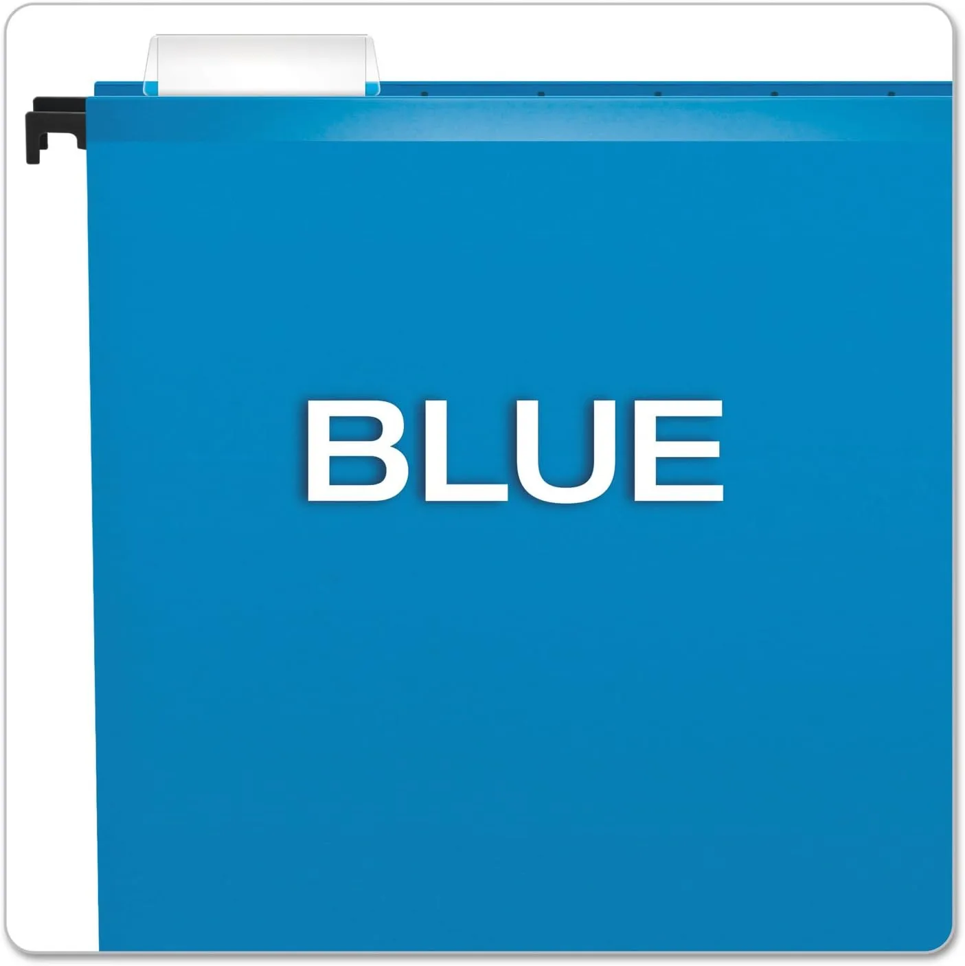 Pendaflex SureHook Reinforced Hanging Folders, Letter Size, 1/5-Cut Tabs, Blue - 20/Box