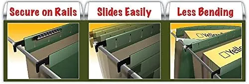 Pendaflex SureHook Extra-Capacity Hanging Pockets, 3 1/2in Expansion, Letter-Size, Standard Green, Pack Of 4
