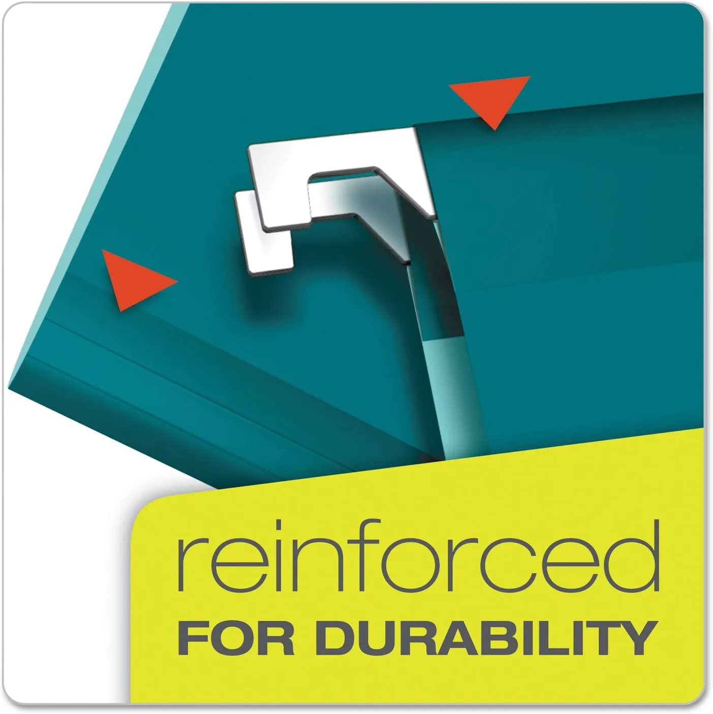 Pendaflex Reinforced Hanging File Folders, Letter Size