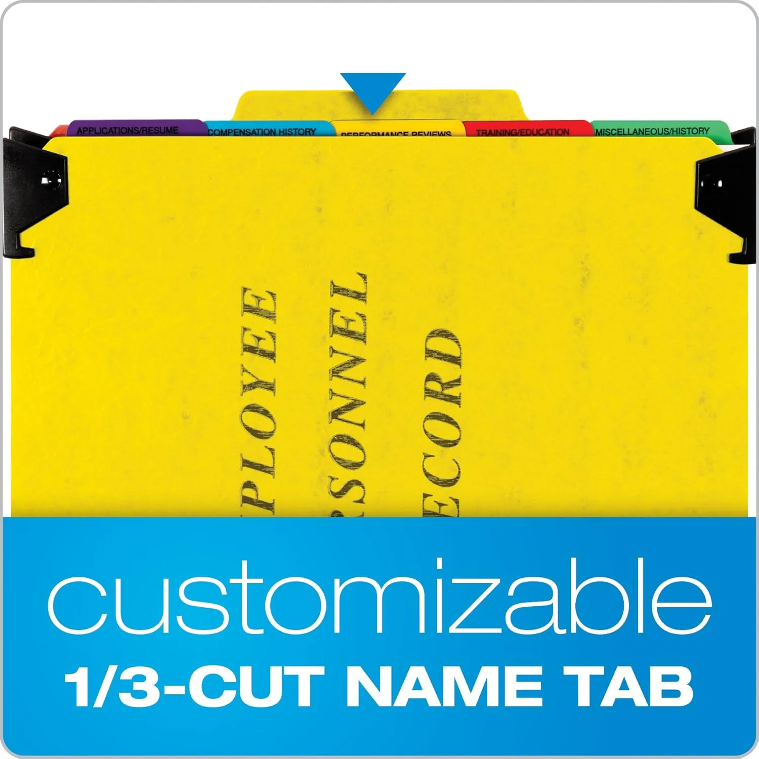 Pendaflex Hanging Employee/Personnel Folders, Letter, 2" Expansion
