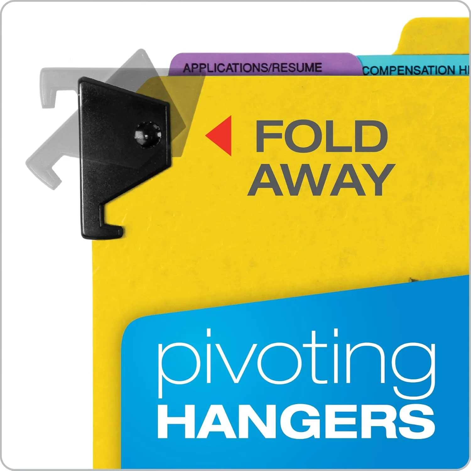 Pendaflex Hanging Employee/Personnel Folders, Letter, 2" Expansion
