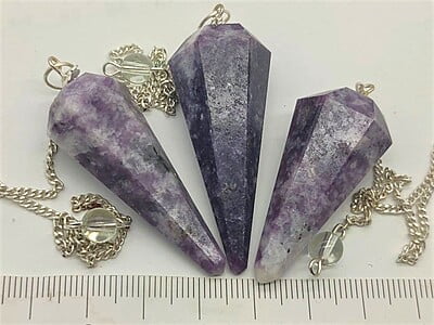 Lepidolite Pendulum