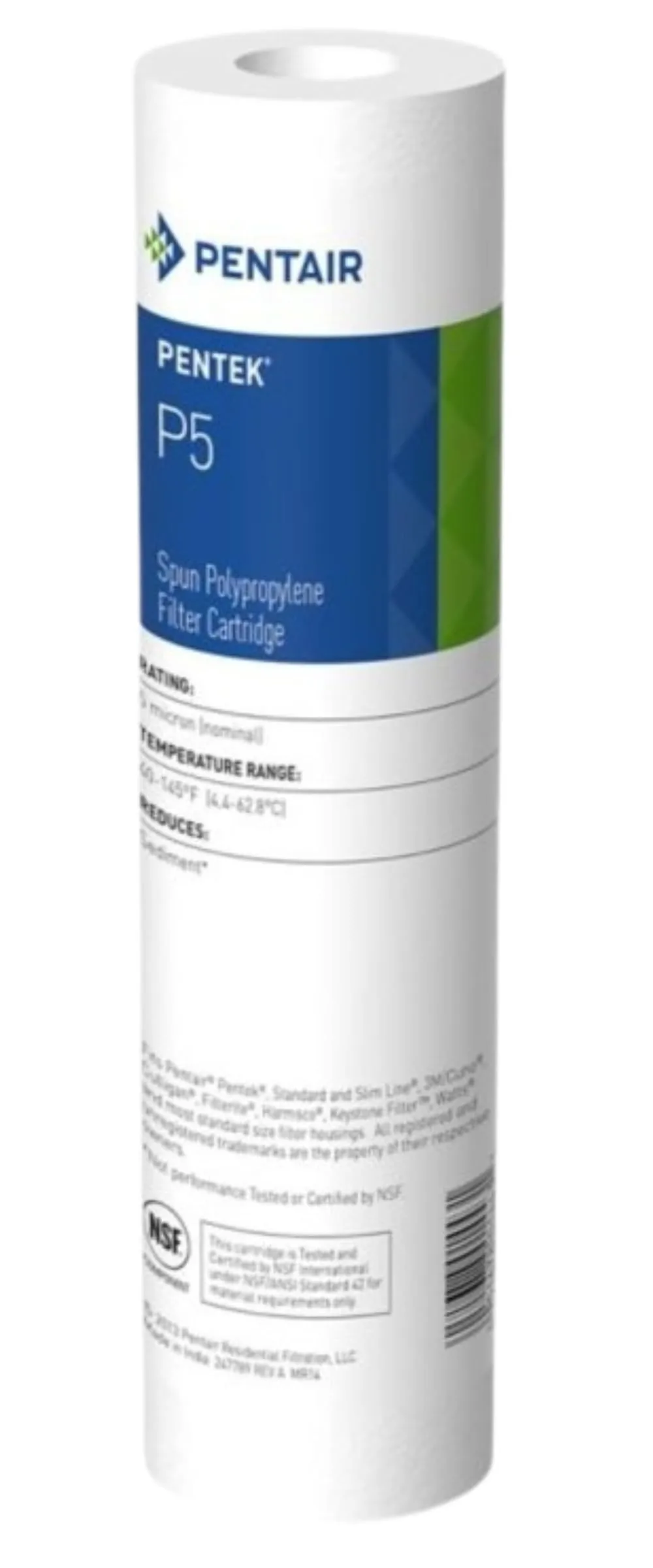 PENTEK P Series 10-Inch Spun-Bonded Polypropylene Sediment Filter Cartridge