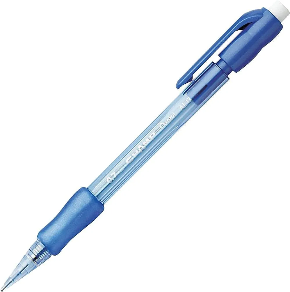 Pentel AL17CSWUS Champ Mechanical Pencil, 0.7 mm, Blue Barrel, 24/Pack