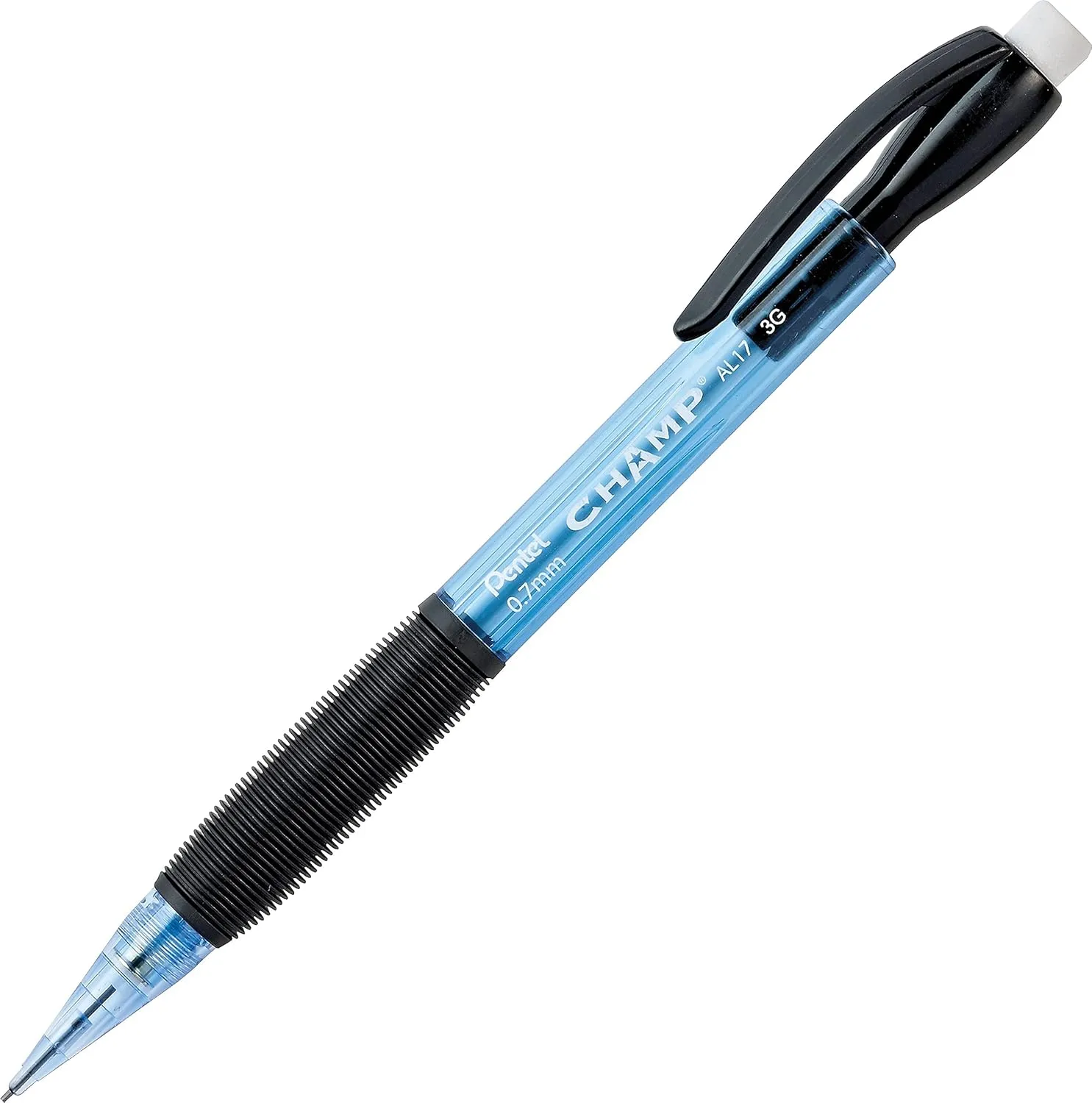 Pentel AL17CSWUS Champ Mechanical Pencil, 0.7 mm, Blue Barrel, 24/Pack
