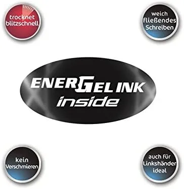 Pentel EnerGel Alloy Retractable Gel Pen, 0.7 mm, Violet Ink, Metal Barrel