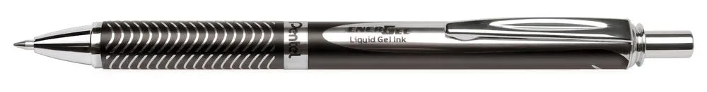 Pentel BL407AA EnerGel Alloy RT Retractable Gel Pen, 0.7mm, Black
