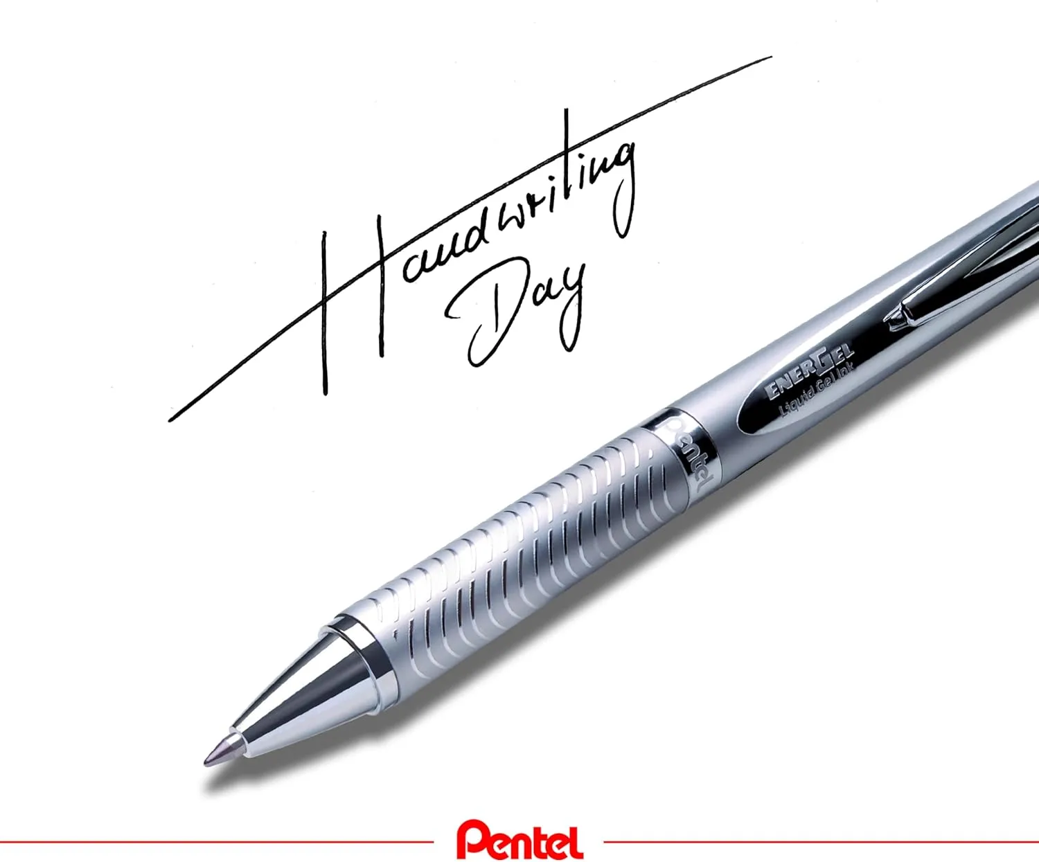 Pentel BL407AA EnerGel Alloy RT Retractable Gel Pen, 0.7mm, Black