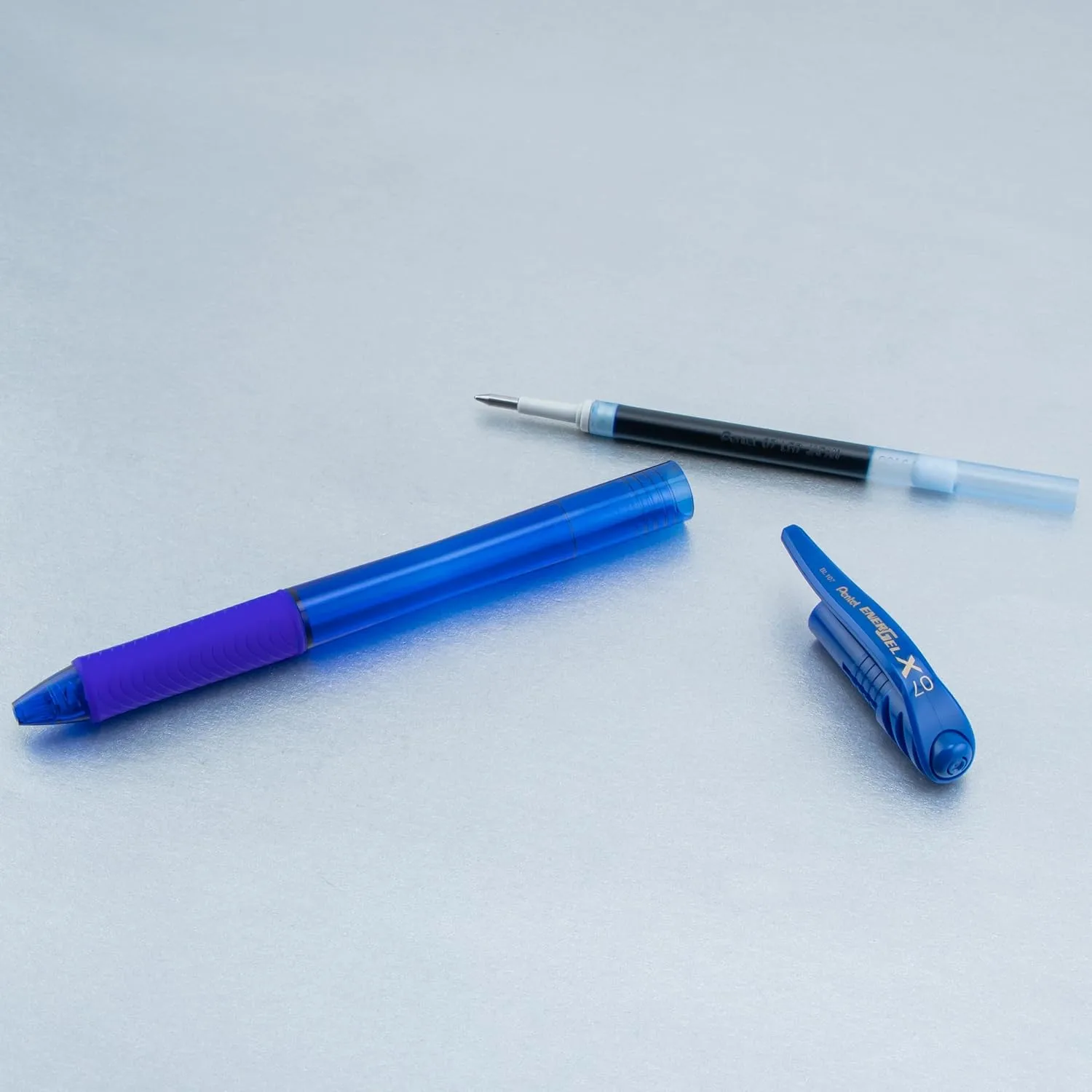 Pentel EnerGel-X BL107 Retractable Gel Pens, 0.7mm, 12 Count