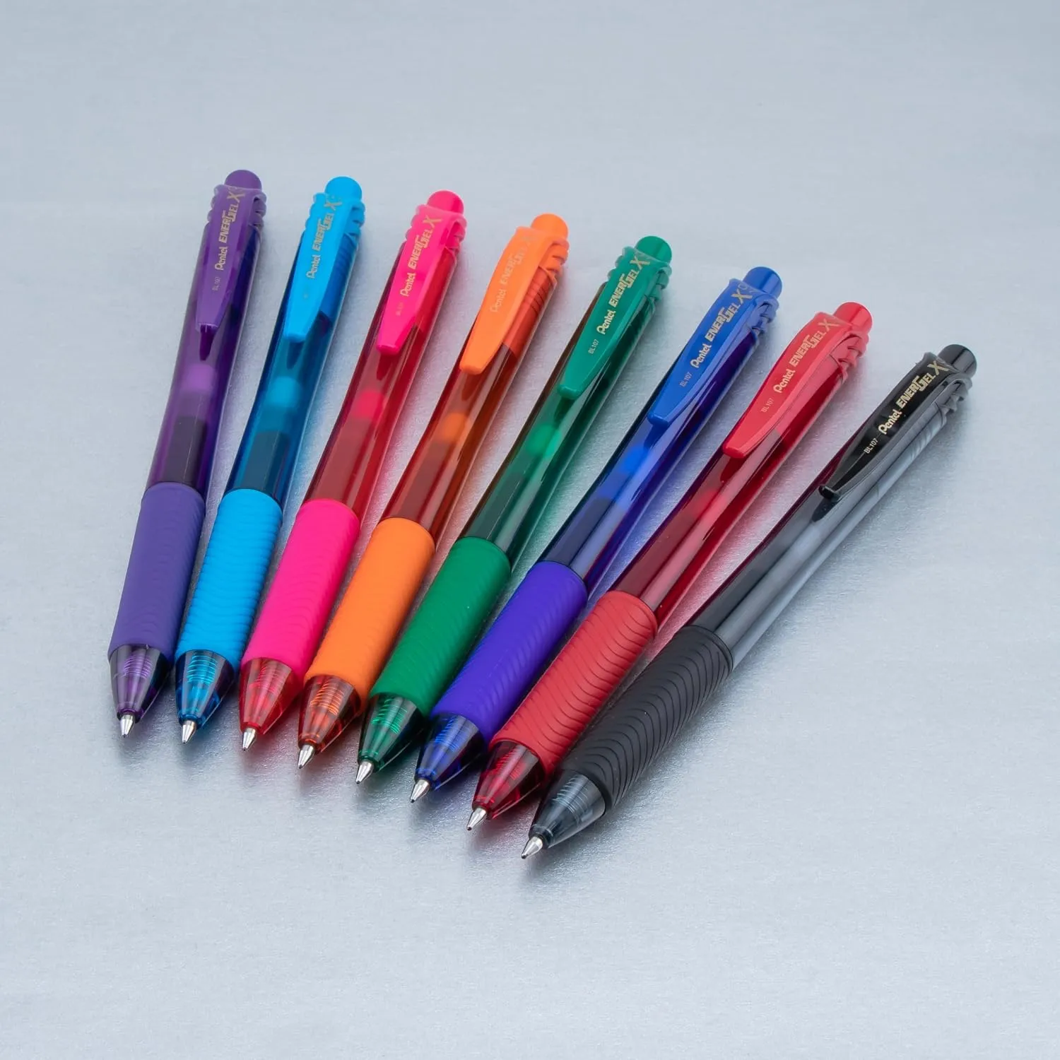 Pentel EnerGel-X BL107 Retractable Gel Pens, 0.7mm, 12 Count