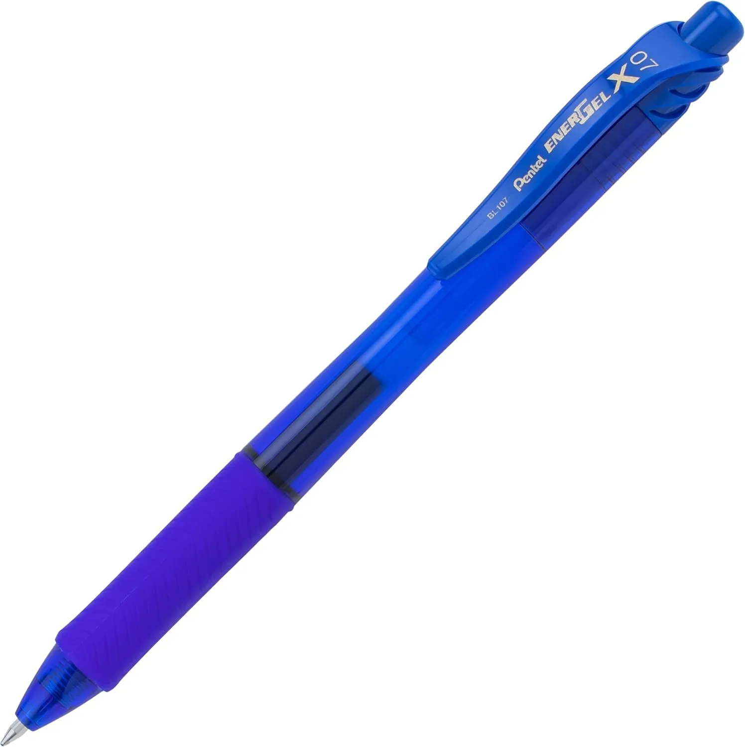 Pentel EnerGel-X BL107 Retractable Gel Pens, 0.7mm, 12 Count