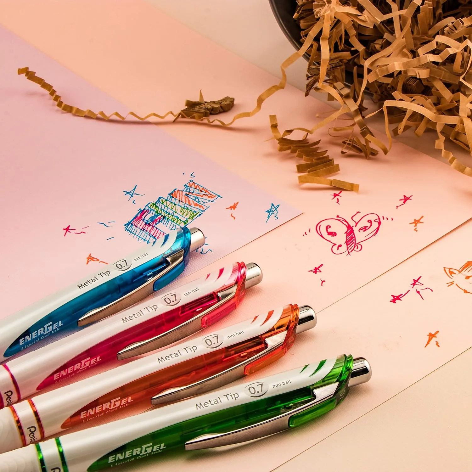 Pentel EnerGel Pearl Deluxe RTX Liquid Gel Pens