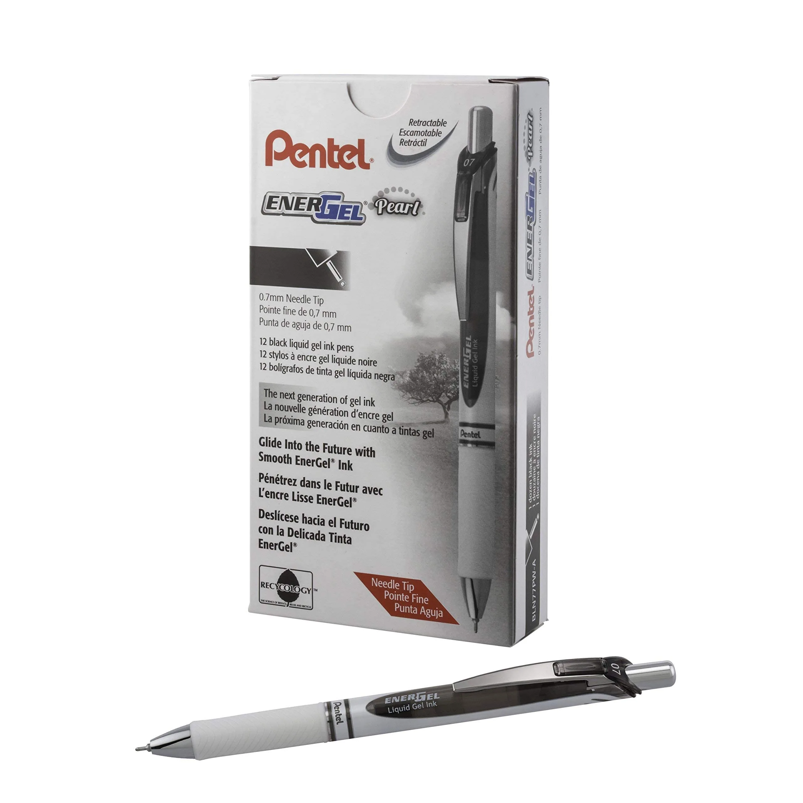Pentel EnerGel Pearl Retractable Gel Pen