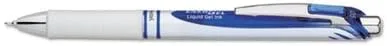 Pentel EnerGel Pearl Liquid Gel Pen, Fine Point, 0.5 mm, Pearl White Stainless Steel Barrel, Blue Ink